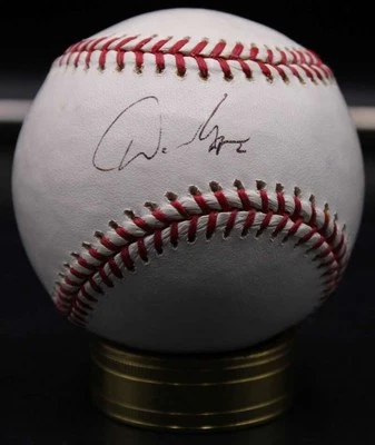 Autógrafo automático de béisbol firmado por Dan Uggla Rawlings OML Marlins/Braves D12961 Foto 1 de 4