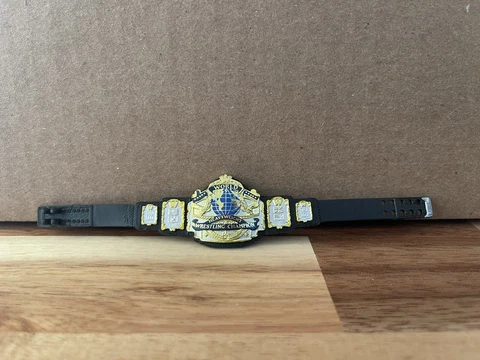 Andre The Giant WWE WWF Black Title Belt Loose Action Figure Accessory Mattel Cover
