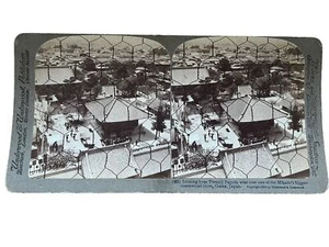 Stereograph Slide Underwood & Underwood Osaka Tennoji Japan Rare - Bild 1 von 3