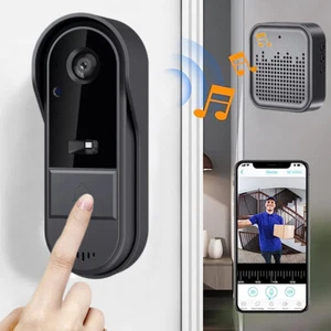 Tuya Türklingel mit Kamera WLAN Nachtsicht Video Funkklingel Akku Doorbell DC 5V - Bild 1 von 15
