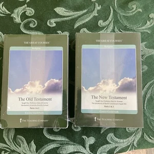 GREAT COURSES The Old & New Testament CD Sets 1&2 With Guidebooks COMPLETE - Picture 1 of 4