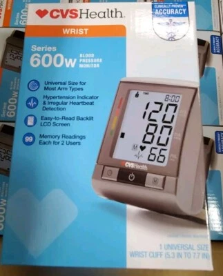 CVS Health Series 600 Wrist Blood Pressure Monitor - NEW - SEALED - Image 1 of 4