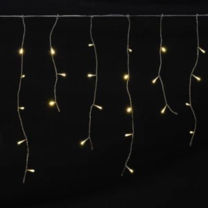 Lichtervorhang Eisregen 360 LED warmweiß mit 8 Funktionen Weihnachten Dekoration - Bild 1 von 1