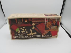 Vintage! 1971 SCRABBLE SENTENCE CUBE GAME No score cards - Picture 1 of 7