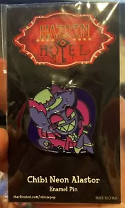 Hazbin Hotel Chibi Neon Alastor Emaille Pin neu versiegelt eingestellt selten Schatten - Bild 1 von 1