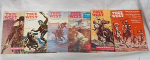 Vintage True West Lot of 6 1958 Cowboys & Indians Western Magazine - Picture 1 of 14