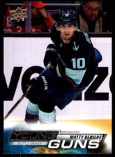 2022-23 Upper Deck Young Guns Matty Beniers Rookie Seattle Kraken #213