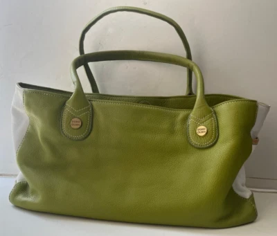 Sigrid Olsen Womens Handbag Green Leather Tote - Image 1 of 4