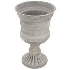 Mini Metal Urn Planter Grey Flower Vase for Wedding Party Decoration-SP