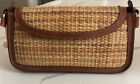 Rodo Italy Woven Leather Purse Flap Shoulder Bag