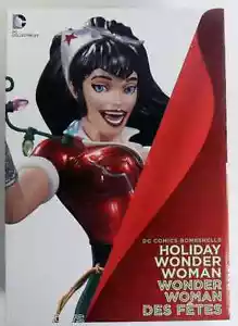 Batman Comics Bombshells WONDER WOMAN STATUE Holiday Variant Dc Direct Rare - Imagen 1 de 1