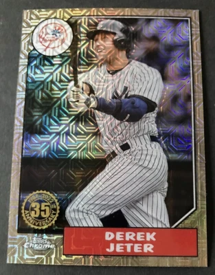 2022 Topps Update Silver Pack Mojo Chrome #T87C-75 Derek Jeter, New York Yankees - Image 1 of 2