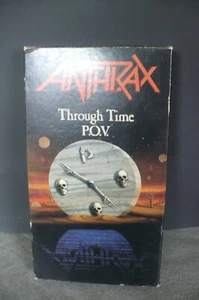 Anthrax, Through Time P.O.V. (VHS, 1990) Heavy Metal Rock Videos 1985-1990 - Picture 1 of 3