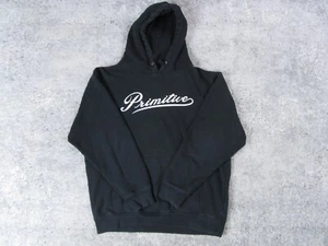 Primitive Hoodie Herren groß schwarz Streetwear Pullover Sweatshirt Rechtschreibbuchstaben - Bild 1 von 11