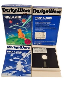 Vintage Computing Software Trap-A-Zoid Designware 1983 Apple IIC IIE Computer - Bild 1 von 9