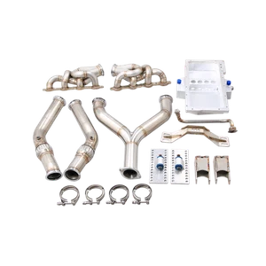 CXRacing LS1 Engine T56 Trans Mount Oil Pan Headers Kit for Lexus SC300 LS LSx - Imagen 1 de 12