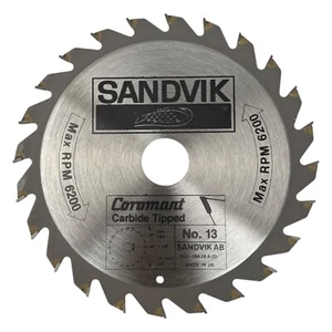 Lama Circolare TCT Sandvik 8501 184Mm X 28Mm 24T Per Legno, Tavola, PVC - Imagen 1 de 1