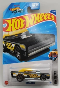 2025 Hot Wheels Black Small Bloc Taxi HW Metro #7 - Picture 1 of 2