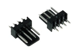 Phobya Fan Power Connector 4Pin PWM Buchse - 2 Stück Black - Afbeelding 1 van 3