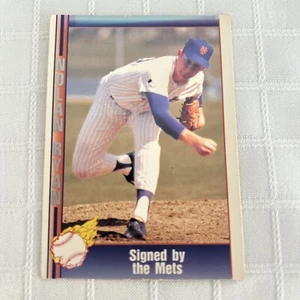 Tarjeta de béisbol Pacific NOLAN RYAN 1991 - firmada por los Mets # 4 - Imagen 1 de 3