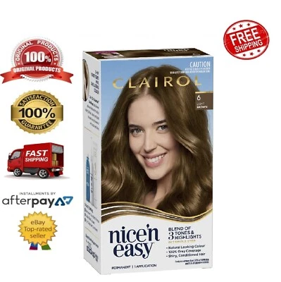 Clairol Nice N Easy Natural Permanent Colour Phony Shades 6 Light Brown - image 1 of 2