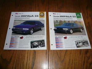 Chevrolet Impala SS 1996 folletos únicos Imp - 2 por 1 Grp 4 # 48 Grp 8 #71 - Imagen 1 de 4