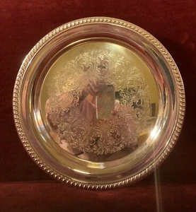Vintage 10" Sheridan Silver Co. Tray 12122 - ORIGINAL BOX - Picture 1 of 6