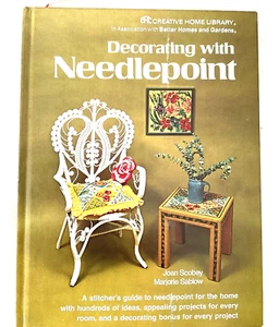 Decorating with Needlepoint by Joan Scobey and Marjorie Sablow Hardcover 1975 - Imagen 1 de 10