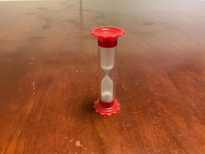 Juego Tabú Milton Bradley Rojo Temporizador Cristal de Arena Repuesto 2000 Foto 1 de 4