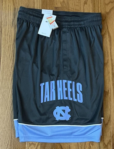 North Carolina Tar Heels UNC Nike Fast Break Shorts NWT Large Cover