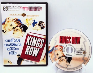 KING'S ROW DVD-R 1942 Early 1900'S Family Melodrama Ronald Reagan Ann Sheridan - Foto 1 di 4