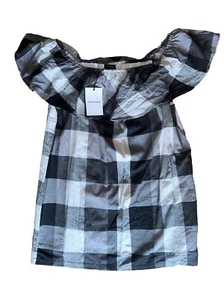 Who What Wear Off the Shoulder Short Dress Womens XXL Plus Buffalo Plaid Lined - Picture 1 of 8