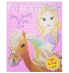 GIRLS PRINCESS TOP MY PONY & ME STICKER ACTIVITY BOOK FOR CHILDREN - 32 PGS - Picture 1 of 4