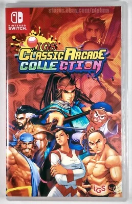 IGS CLASSIC ARCADE COLLECTION New NINTENDO SWITCH Game ENGLISH Cover Import - Image 1 of 3