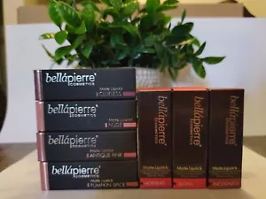 Lápiz labial mineral mate Bellapierre Cosmetics tamaño completo - varios colores - NUEVO - Imagen 1 de 10