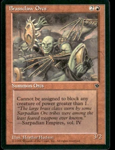 MTG - Brassclaw Orcs Version B - MTG 1994 - Fallen Empires - Picture 1 of 1