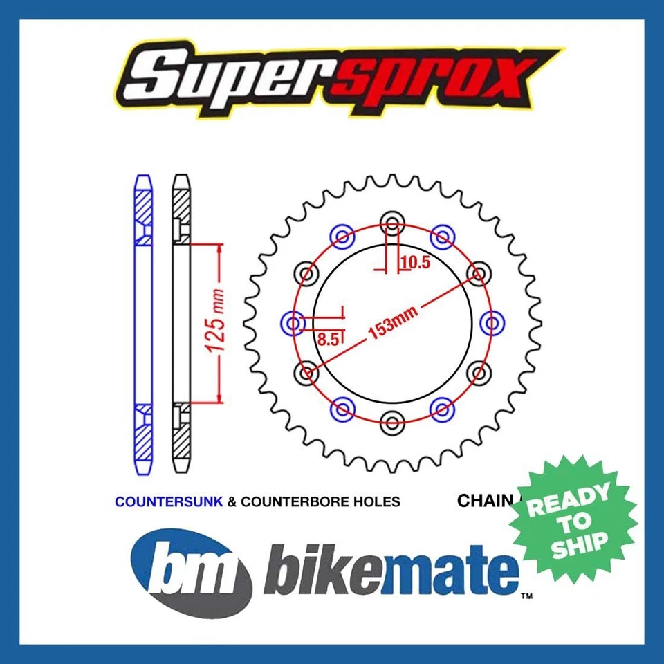 Piñón trasero acero 520-51T para HONDA XR 250 R 1996 1997 1998 1999 2000 2001 Foto 1 de 1