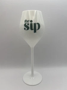 Flautas de tulipán blanco logotipo verde SIP - Imagen 1 de 3