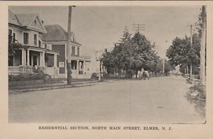 Sezione residenziale North Main Street Elmer New Jersey, NJ c1910s PC 12699a - Foto 1 di 7