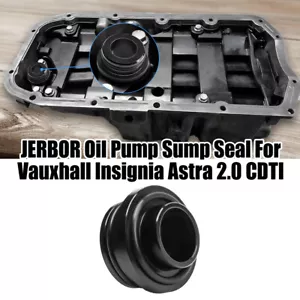 JERBOR Black Oil Pump Sump Seal Fit Opel Vauxhall Insignia Astra Zafira 2.0CDTI - Picture 1 of 7