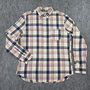 J Crew Hemd Herren Large mehrfarbig indisch Madras kariert Button Down klassische Passform - Bild 1 von 17