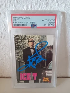 ICE T Autogramm - On Card PSA Authentic Autograph - Rap Pack Hip Hop Card 1991 - Bild 1 von 2