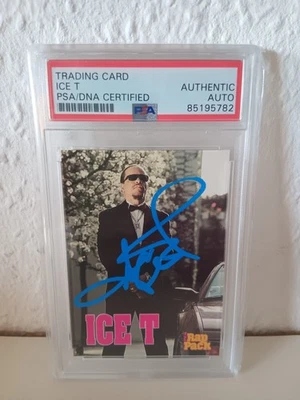ICE T Autogramm - On Card PSA Authentic Autograph - Rap Pack Hip Hop Card 1991 - Bild 1 von 2