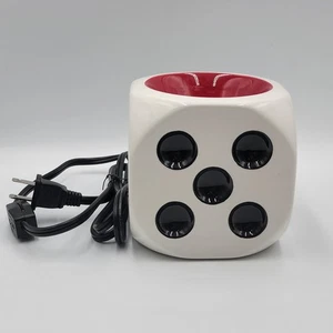 Scentsy White Würfelelement Wachswärmer Spielleiste nicht mehr produziert selten funktioniert Casino  - Bild 1 von 9