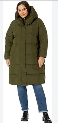Lauren Ralph Lauren Pillow Hood Longline Down Feather Jacket Coat Plus New XXL - Image 1 of 4