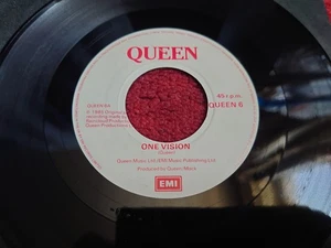 QUEEN - One Vision 1985 Jukebox 7" VG+ sounds great - Picture 1 of 2