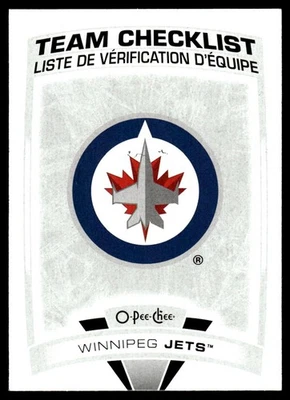Tarjeta de hockey 2019-20 O-Pee-Chee #581 Winnipeg Jets Winnipeg Jets Foto 1 de 2