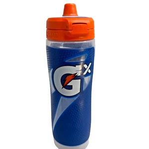 Gatorade Gx Water Bottle ACC Football Sideline 30oz Squeeze Blue Hydration EUC - Picture 1 of 12