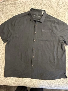 tommy bahama short sleeve button down Shirt Sz 3x/3tg T12 - Picture 1 of 6