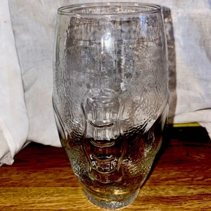 Trinkglas in Fußballform 6 3/4" hoch Sport 🏈 Bierglas Heckklappe - Bild 1 von 3